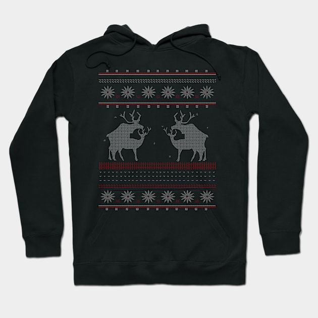 Sexy And Lewd At Christmas Ugly Christmas Sweater Hoodie by CrissWild